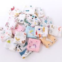 双层纱布包巾竹棉宝宝浴巾110*120双层新生儿裹单婴幼儿哺乳巾 随机花色 110*120