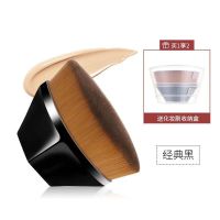 55号粉底刷化妆粉底液不吃粉专业无痕彩妆眼影刷毛强遮瑕化妆工具 经典黑[送壳]