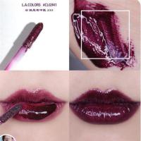 L.A.COLORS焦糖奶茶色唇釉 l.a.colors透明蜜桃乌龙唇蜜934唇彩 941 微光紫带闪