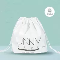 unny洗脸巾80抽干湿两用一次性便携式单片深层清洁 unny洗脸巾1包
