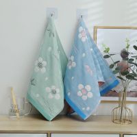 奈木创优日系纱布毛巾成人吸水洗脸巾家用全棉柔软亲肤不掉毛面巾 红豆花毛巾2两条装 34*74cm