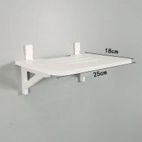 创意免打孔电视墙上机顶盒置物架路由器收纳盒子墙壁挂墙wifi挂架 支撑式25X18 无痕钉(适合粉刷墙不能粘)