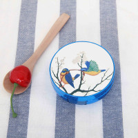 买一气垫空盒原装送一替换装DIY气垫替换空盒外壳豹纹气垫盒子 蓝色