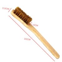 猪毛洗鞋专用猪鬃毛柔软长柄竹板软毛清洗鞋刷竹板鞋内外清洁刷子 竹板