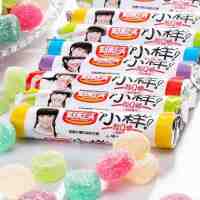 小样酸q糖18g*15支~540g盒装维生素C水果汁软糖 qq糖橡皮糖喜糖果 混合口味装15支