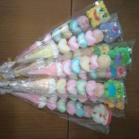 棉花糖卡通串串冰糖葫芦棒棒糖批发混搭全国 50只混搭