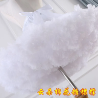 洛丽塔裙撑lolita云朵撑40cm长款无骨jk日常软纱棉花糖半身蓬蓬裙