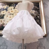 棉绸裙撑lolita洛丽塔纱裙软纱无骨衬裙花云朵撑棉花糖