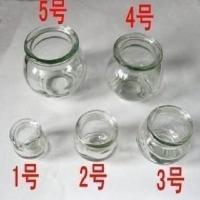 加厚防爆玻璃拔罐器家用拔火罐真空吸湿排毒专用拔罐神器 1号1个