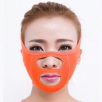 瘦脸绷带V脸带瘦脸面罩双下巴紧致提拉瘦脸神器去法令纹提升脸部 桔色 均码