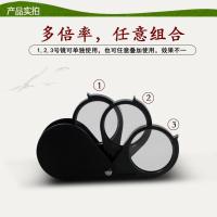 高倍放大镜高清老人放大镜儿童放大镜玩具放大镜便携式10倍十倍