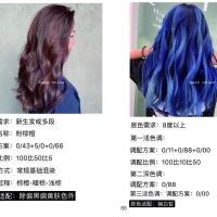 李东旭色彩色板500个潮色专业配方染发宝典美发理F发廊通用染发膏 李东旭500个潮色配方实用干货