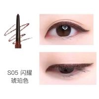 韩国unny眼线胶笔极细内眼线笔防水防汗持久不晕染初学者女棕色 so5闪耀琥珀色 微闪