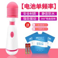 充电女用快乐器振震动av棒自慰器跳蛋私处夫妻高潮成人情趣性用品 AV棒单频率[电池款]