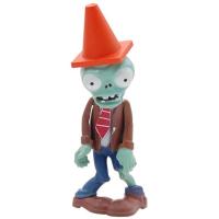 植物大战僵尸玩具单个路障铁桶僵尸太阳神牛仔僵尸巨人小鬼 路障僵尸