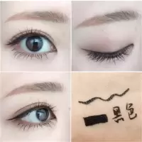 棕色眼线笔 防水眼线笔不晕染内眼线笔黑色海绵头眼线液笔初学者 1#黑色