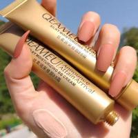 芊慕牌小金管粉底液控油遮瑕膏湿柔润采修颜BB霜隔离遮盖斑点痘印 象牙白 [买1送1]2支