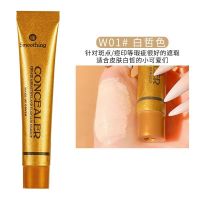 xixi小金管粉底遮瑕膏 轻薄服帖不卡粉遮盖斑点痘印黑眼圈粉底液 1#白皙色