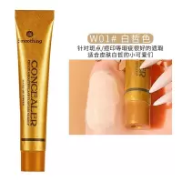xixi小金管粉底遮瑕膏 轻薄服帖不卡粉遮盖斑点痘印黑眼圈粉底液 1#白皙色