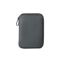 出国旅行证件收纳袋保护外套防水卡包男女多功能韩国机票夹护照包 灰色(小号)