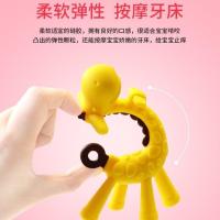 磨牙棒婴儿硅胶牙胶幼儿宝宝玩具咬咬乐可水煮小鹿香蕉吃水果牙胶 可爱食品级小鹿柔软弹性按摩牙床