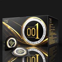 [48小时发货]TTG果冻盒玻尿酸001避孕套男用情趣颗粒延时安全套成人情趣用品 1盒(超薄水润款)共10只