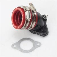 改装企管RS福喜巧格豪迈GY6鬼火100吊桶PE27/28/30化油器进气歧管 红色改装企管 送垫子 均码