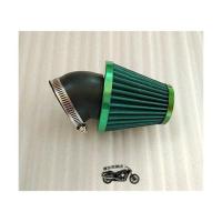 摩托车改装件配件GY6鬼火125空滤巧格国三福喜高流量蘑菇头滤清器 48MM绿色空滤一个