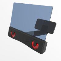 手机屏幕放大器自带蓝牙音箱高清蓝光护眼大屏幕3D追剧神器放大镜 F12屏幕放大器单声道12寸