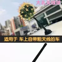车顶装饰玩偶天线球仿真仙人球汽车改装车身车贴外饰品汽车载用品 车子有自带粗天线(仙人球) D0001