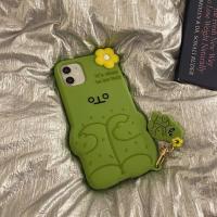 ins风丑萌仙人掌绿色夏天iPhone11手机壳适用苹果12pro硅胶XR/7p8 治愈仙人掌+挂件 苹果11pro
