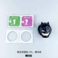 蝙蝠侠汽车一键启动保护盖装饰贴装饰圈按钮装饰盖车内饰用品改装 蝙蝠侠-黑色款