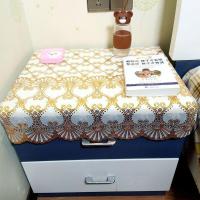 PVC床头柜盖布电视柜垫防油防水防烫鞋柜桌布梳妆台台布 心连心(防水) 49*50cm(床头柜盖布一片装)
