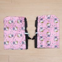 摩托车手套冬季防风男骑士电动车手套防寒保暖加厚电车防晒手把套 粉猫(薄款不加棉) 一双