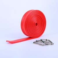 弹力带阻力带拉力带田径训练带健身器材拉力绳弹力绳锻炼身体器材 常规款红色(60磅) 2米(送2个卡扣)