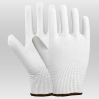 加厚5级防割防刺防滑防玻璃手套 赶海防切割防水杀鱼防护潜水劳保 白色防割手套 一双装 M