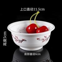 一次性碗可降解碗玉米淀粉碗饭碗汤碗家庭饭店宴席包桌野外烧烤 梅花玉米碗20个