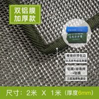 加厚防水防潮垫家用打地铺地户外露营帐篷睡垫板地垫便携野餐垫子 加厚6mm-2X1米送收纳袋