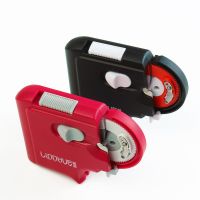 电动绑钩器子线打结器钓鱼全自动绑钩器多功能拴钩器钓鱼钩绑线器 电动绑钩器 [红色]短柄