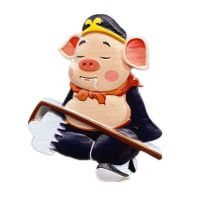 卡通公仔西游记冰箱贴磁铁创意可爱立体磁性留言便签贴家居装饰品 (树脂款)猪八戒