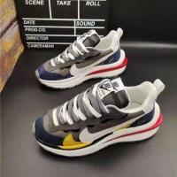 老爹鞋女2021新款韩版时尚潮鞋软皮网面拼接系带休闲鞋厚底松糕鞋 白色鞋带五双 35