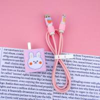 适用华为 荣耀60/50 nova9 8 7数据线保护套p40pro充电器耳机缠绕 nova7/7se/7pro 粉色小