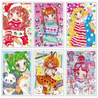 动漫漫画儿童画临摹卡 少儿美术马克笔参考范画素材 初级绘画卡片 中级4甜美动漫临摹卡60张 A5尺寸