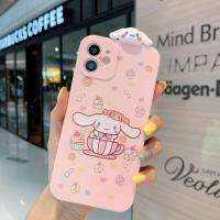 OPPOr17 r15可爱玉桂狗r11 r11s手机壳r9s r9斜挎plus全包pro防摔 (浅粉)蛋糕大耳狗+小趴趴