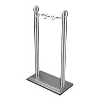 不锈钢厨房置物架厨具餐具台面免打孔炊具收纳挂架铲勺子锅铲旋转 6钩 龙门架