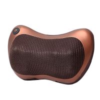 颈椎按摩器多功能按摩枕家用车载充电肩腰部揉捏脖子颈椎靠垫枕头 8头+仅车用(功能单一)