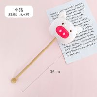 按摩锤敲打锤棒卡通可爱毛绒小锤子颈肩经络敲背手持式捶背器神器 小猪
