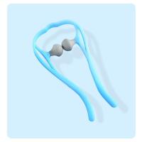 环形夹腿按摩器瘦小腿美腿肌肉放松器滚轮按摩器瑜伽泡沫轴 手动颈椎按摩器[颜色备注]