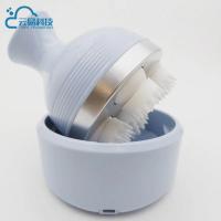 头疗机电动头部按摩器揉抓挠头皮舒缓穴位全身按摩仪猫咪宠物玩具 老款主机充电版(蓝)