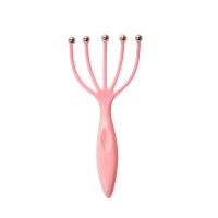 头部按摩爪 头部按摩器五爪头皮按摩器爪抓头神器头八爪鱼升级款 可爱粉